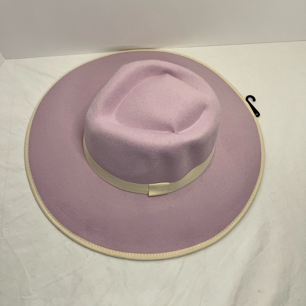 Chic Pastel Wide-Brim Hat